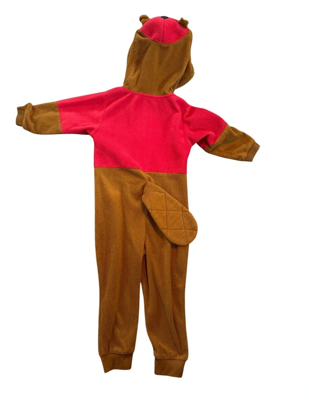 Child’s Unisex Buc-ees beaver one piece suit with zippered front Size 3